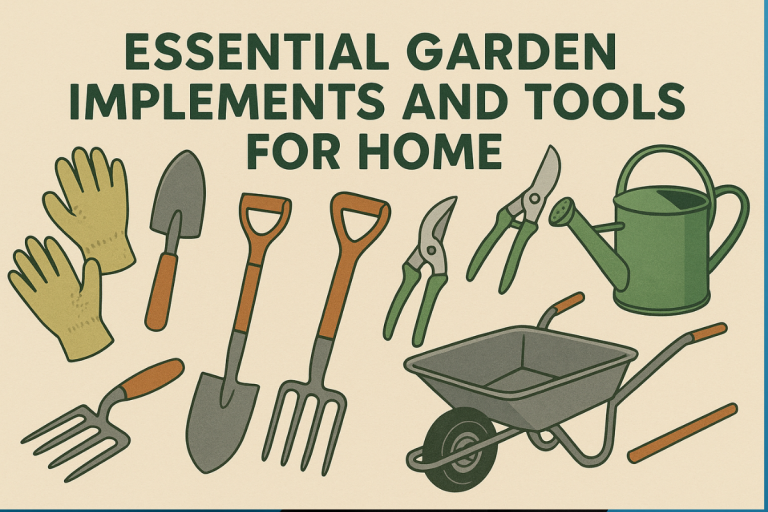 garden implements and tools